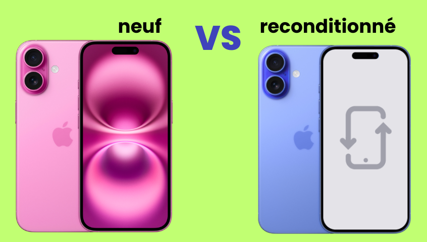 iPhone reconditionné vs neuf