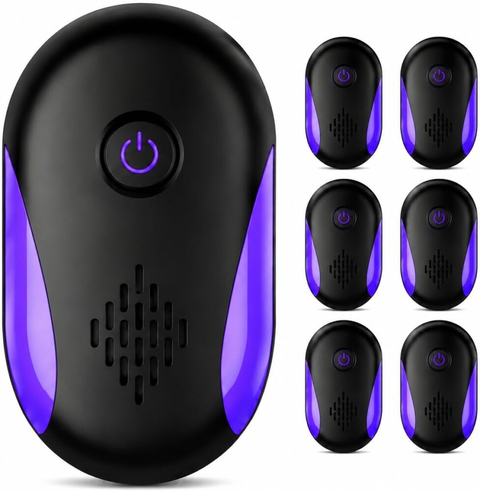 bugbeat O01 - Pack 6 répulseurs ultrasoniques anti-nuisibles