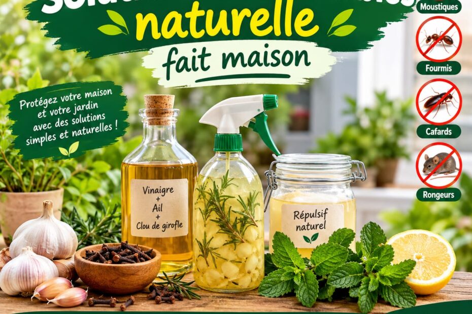 Solutions anti nuisibles naturelle fait maison